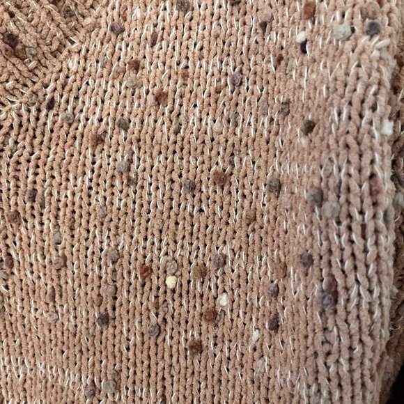 Pink knit confetti sweater - Picture 6 of 7